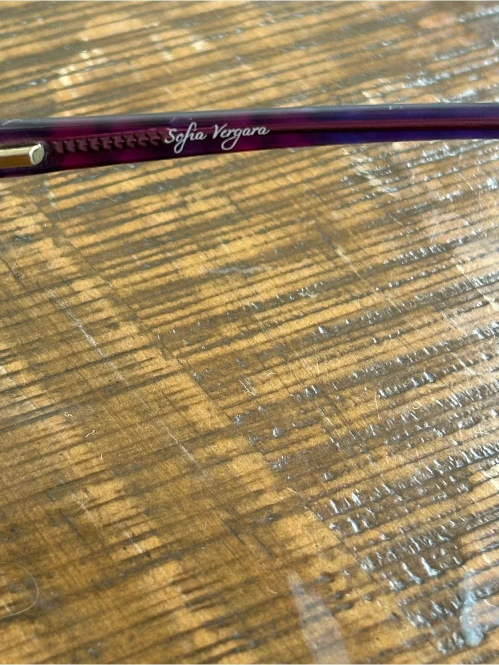 Sofia Vergara “Isobel” Purple Tortoise Eyeglass Frames 53-17-140